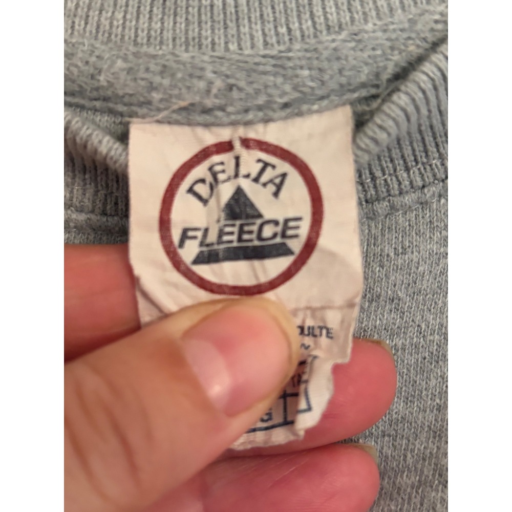 Delta Fleece Garfield 1978 Graphic Sweatshirt Gray Crewneck Mens XL Retro EUC - Picture 5 of 12